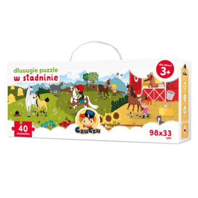 Opakowanie Dłuuugie puzzle W stadninie