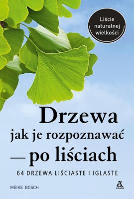 Drzewa - jak je rozpoznawać po liściach. Autor: Meike Bosch. SmakLiter.pl Okładka książki Drzewa - jak je rozpoznawać po liściach