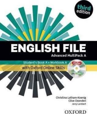 English File 3E Advanced Multipack A+online skills. Autor: Clive Oxenden; Christina Latham-Koenig. SmakLiter.pl Okładka książki English File 3E Advanced Multipack A+online skills