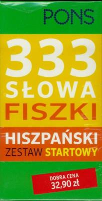 Okładka książki Fiszki na ostro. 333 słowa hiszpańskie