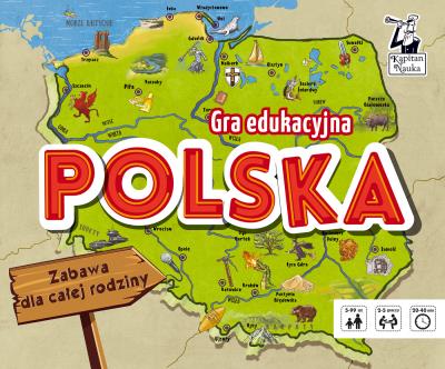 Okładka książki Gra edukacyjna Polska