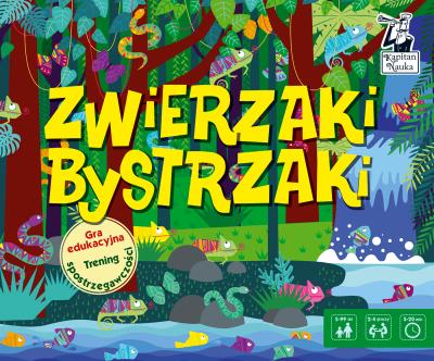 Gra edukacyjna Zwierzaki bystrzaki. Autor: Opracowanie zbiorowe. SmakLiter.pl Okładka książki Gra edukacyjna Zwierzaki bystrzaki