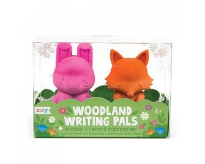 Opakowanie Gumka i Temperówka w Jednym, Leśni Przyjaciele, Zestaw 2 sztuk