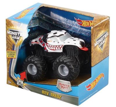 Opakowanie Hot Wheels Monster Jam Monster Mutt Rev Tredz