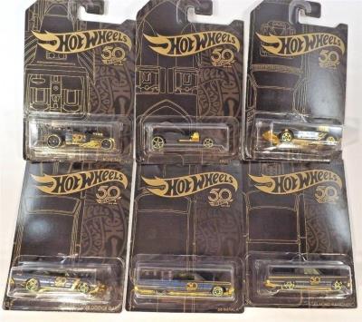 Opakowanie Hot Wheels Smochody Złoto i czerń, różne rodzaje
