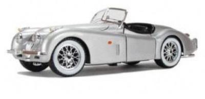 Opakowanie Jaguar XK 120 Roadster Srebrny 1:24 BBURAGO
