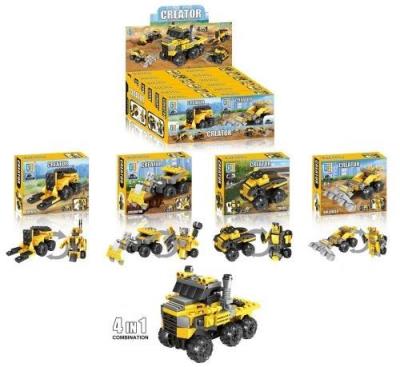 Opakowanie Klocki konstrukcyjne maszyna budowlana