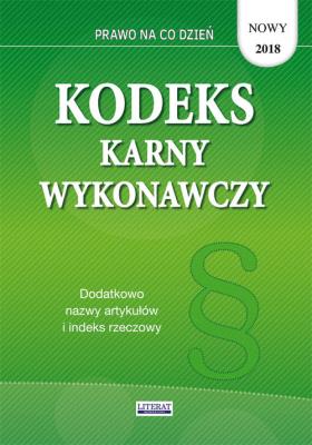 Okładka książki Kodeks karny wykonawczy