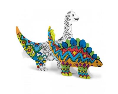 Opakowanie Kolorowanka 3D Dinozaury