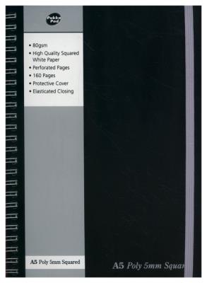 Opakowanie Kołozeszyt A5 Pukka Pad  A5 w kratkę 160 kartek