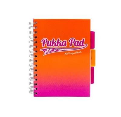 Opakowanie Kołozeszyt Pukka Pad Project Book Fusion a5 200k kratka pomarańczowy 8414-fus