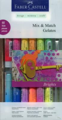 Opakowanie Kredki akwarelowe Gelatos 12 sztuk + akcesoria