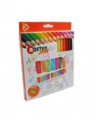 Kredki Bonnini Junior 12 kolorów NOSTER. Wydawca: Noster. SmakLiter.pl Opakowanie Kredki Bonnini Junior 12 kolorów NOSTER