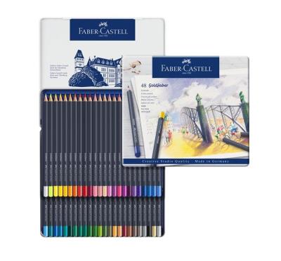 Opakowanie Kredki Goldfaber 48 kol. opak. metal FABER CASTELL