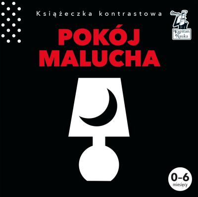 Książeczka kontrastowa Pokój malucha. Autor: Pola Augustynowicz. SmakLiter.pl Okładka książki Książeczka kontrastowa Pokój malucha