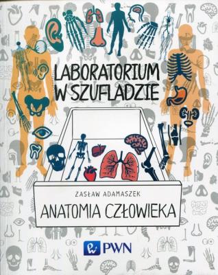Laboratorium w szufladzie Anatomia człowieka. Autor: Adamaszek Zasław. SmakLiter.pl Okładka książki Laboratorium w szufladzie Anatomia człowieka