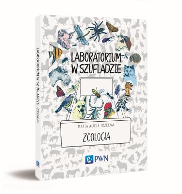 Laboratorium w szufladzie. Zoologia. Autor: Trzeciak Marta Alicja. SmakLiter.pl Okładka książki Laboratorium w szufladzie. Zoologia