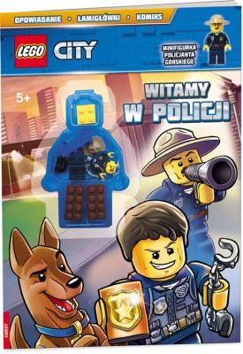 LEGO CITY Witamy w policji. Autor: praca zbiorowa. SmakLiter.pl Okładka książki LEGO CITY Witamy w policji