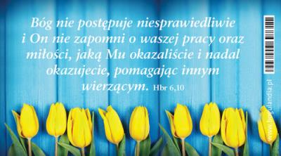 Opakowanie Magnes 29 na lodówkę Bóg nie postępuje niesprawidliwie