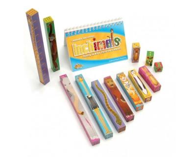 Matematyczne Zoo Klocki Inchimals. Wydawca: Fat brain toys Co. SmakLiter.pl Opakowanie Matematyczne Zoo Klocki Inchimals