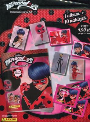 Miraculous Biedronka i Czarny kot Zestaw startowy. Autor: PANINI. SmakLiter.pl Okładka książki Miraculous Biedronka i Czarny kot Zestaw startowy