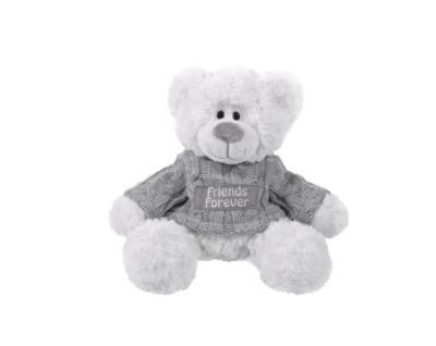 Opakowanie Miś Gaston biały w sweterku 20 cm