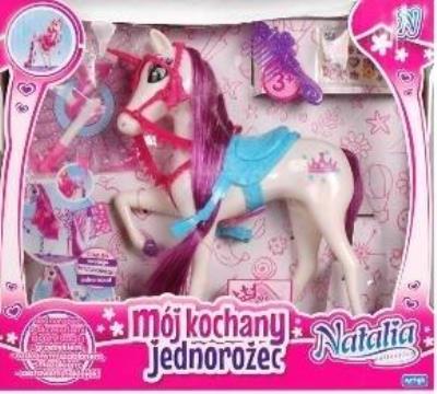 Opakowanie Mój kochany jednorożec z akcesoriami NATALIA