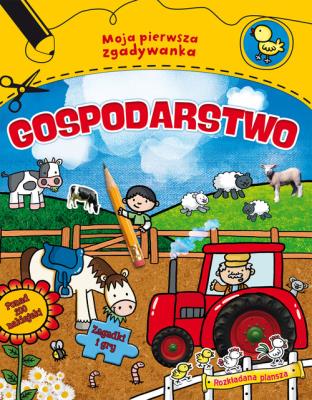 Moja pierwsza zgadywanka. Gospodarstwo. Autor: Emily Stead. SmakLiter.pl Okładka książki Moja pierwsza zgadywanka. Gospodarstwo
