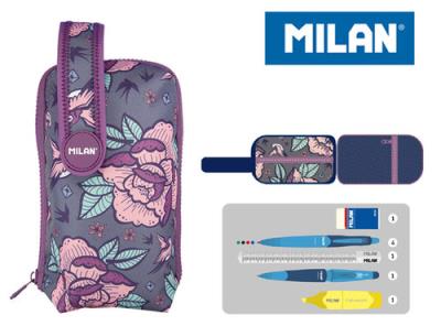 Opakowanie Multipiórnik Milan owalny mini z 1 piórnikiem Flowers