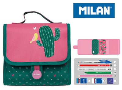 Opakowanie Multipiórnik Milan z 2 piórnikami Cactus