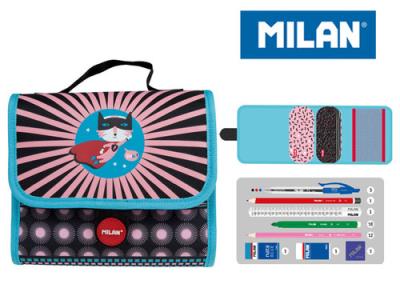 Opakowanie Multipiórnik Milan z 2 piórnikami Super Heroes
