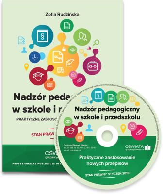 Nadzór pedagogiczny w szkole i przedszkolu - praktyczne zastosowanie nowych przepisów. Autor: 13670A  Zofia Grudzińska. SmakLiter.pl Okładka książki Nadzór pedagogiczny w szkole i przedszkolu - praktyczne zastosowanie nowych przepisów