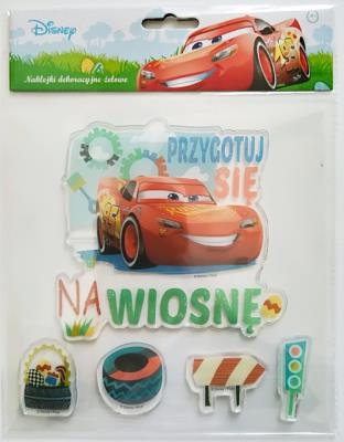 Opakowanie Naklejki żelowe Disney - Auta