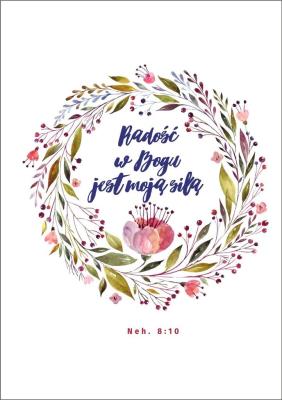 Notatnik B6 - Radość w Bogu jest moja siłą. Wydawca: Koinonia. SmakLiter.pl Opakowanie Notatnik B6 - Radość w Bogu jest moja siłą