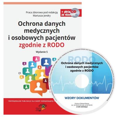 Okładka książki Ochrona danych medycznych i osobowych pacjentów zgodnie z RODO