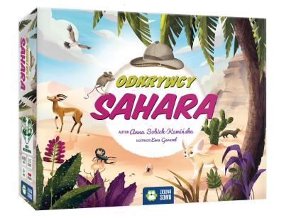 Odkrywcy. Sahara. Autor: Anna Sobich-Kamińska. SmakLiter.pl Okładka książki Odkrywcy. Sahara