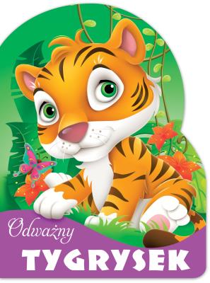 Odważny TYGRYSEK. Wykrojnik. Autor: Opracowanie zbiorowe. SmakLiter.pl Okładka książki Odważny TYGRYSEK. Wykrojnik