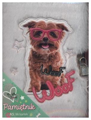 Opakowanie Pamiętnik z kłódką My Litlle Friend 6 piesek