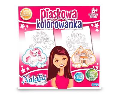 Opakowanie Piaskowa kolorowanka NATALIA