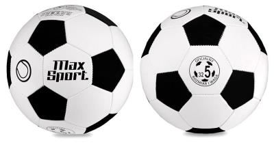 Opakowanie Piłka nożna Max Sport biało-czarna