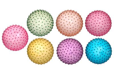 Opakowanie Piłka PVC - Jeżyk transparentna