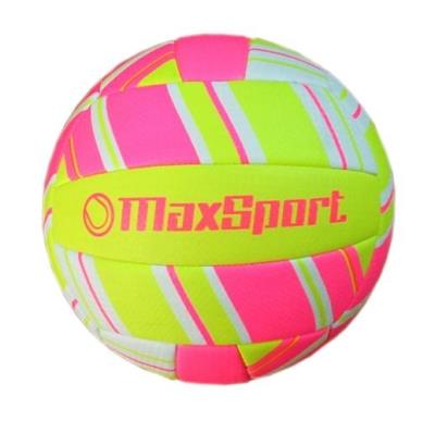 Opakowanie Piłka siatkowa Max Sport różowo-zółta