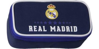 Piórnik Owalny Kompaktowy Real Madrid. Wydawca: MST Toys. SmakLiter.pl Opakowanie Piórnik Owalny Kompaktowy Real Madrid