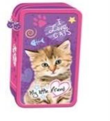 Opakowanie Piórnik podwójny wyposażenie My Little Friend Kot
