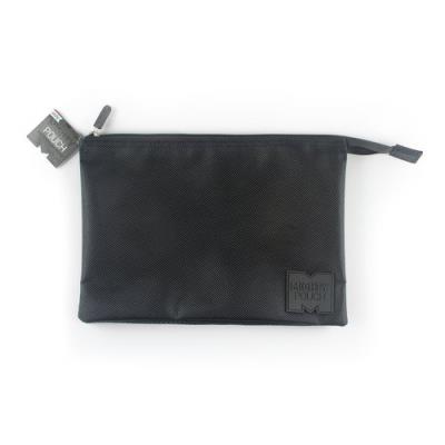 Opakowanie Piórnik Saszetka na Suwak Czarna 3 kieszenie