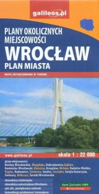 Okładka książki Plan miasta - Wrosław i okolice 1:22 000