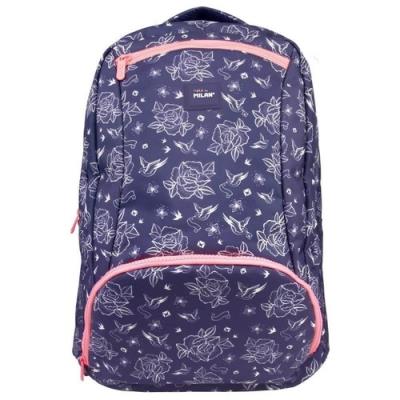 Opakowanie Plecak Milan duży Flowers niebieski 28l