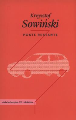 Poste restante. Autor: Krzysztof Sowiński. SmakLiter.pl Okładka książki Poste restante