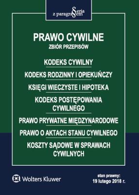 Prawo cywilne Zbiór przepisów. Autor: praca zbiorowa. SmakLiter.pl Okładka książki Prawo cywilne Zbiór przepisów