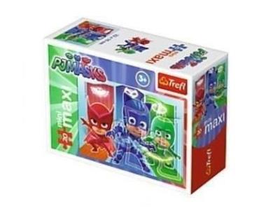 Opakowanie Puzzle 20 miniMaxi - Pidżamersi i pojazdy 4 TREFL